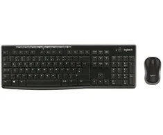 Belaidis klaviatūros ir pelės rinkinys Logitech MK270, QWERTY išdėstymas