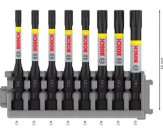 Bosch 8 dalių Torx antgalių komplektas T15/20/20/25/25/30/30/40