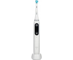 Braun Oral-B iO6 Series, elektrinis dantų šepetėlis, baltos spalvos
