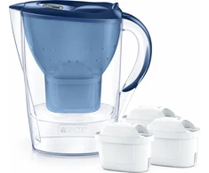 BRITA MARELLA vandens filtravimo indas, 2,4l, mėlynos spalvos + 3 filtrai