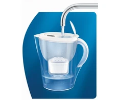 BRITA MARELLA XL vandens filtravimo indas, 3,5l, baltos spalvos + 3 filtrai