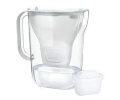 BRITA STYLE ESSENTIAL vandens filtravimo indas, 2,4l, baltos spalvos +DOVANA Brita gertuvė