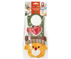 Cat&amp;Rina Kalėdinis žaislas katėms - elnias. 60cm ilgio