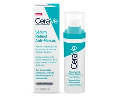 Regeneruojantis serumas veidui su retinoliu Cerave Blemish Resurfacing Retinol Sérum, 30 ml