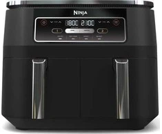 Dviejų zonų karšto oro gruzdintuvė Ninja AF200EU, 7,6 l, 2400 W, juoda
