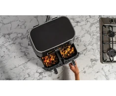 Dviejų zonų karšto oro gruzdintuvė Ninja AF200EU, 7,6 l, 2400 W, juoda