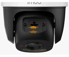 Dviguba išmani vaizdo stebėjimo kamera Imou Cruiser Triple, 8MP, baltos spalvos
