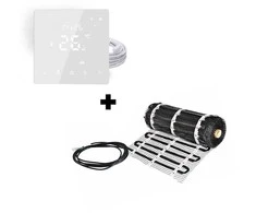 Warmset Elektrinio šildymo kilimėlis WHB-150 3,5m2 su išmaniuoju termostatu WTH 22.16