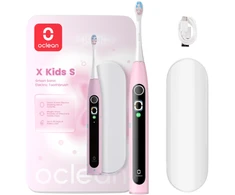 Elektrinis dantų šepetėlis vaikams Oclean X Kids S, rožinės spalvos