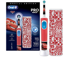 Elektrinis dantų šepetėlis vaikams Oral-B Vitality Pro 103  Kids 3+ Cars, su dėklu