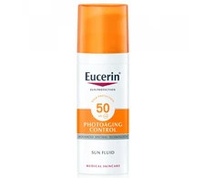 "Eucerin Sun Fluid Anti Age SPF50" apsauginis fluidas nuo saulės, 50 ml