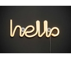 Finnlumor šviečiantis LED užrašas „Hello“