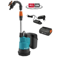 Gardena Akumuliatorinis lietaus vandens siurblys 2000/2 18V P4A