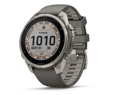 Išmanusis laikrodis Garmin fēnix® 9 Pro - Solar inReach® – 47 mm, Titanas su akmenėlių pilkos spalvos silikoniniu dirželiu | 010-04338-01