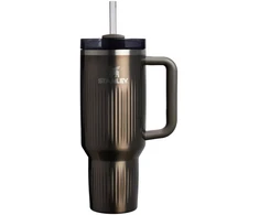 Gertuvė Stanley The Quencher H2.0 Fluted Tumbler | 1,18 L | Rusvai pilka | Su šiaudeliu