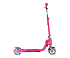 Paspirtukas GLOBBER Flow Foldable Junior, su šviečiančiais ratukais, rožinis (870-110)
