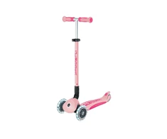 Paspirtukas GLOBBER Go Up Deluxe Lights, pastelinis rožinis