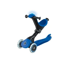 Paspirtukas GLOBBER Go Up Deluxe Lights, tamsiai mėlynas, 748-600