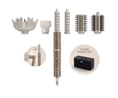 Plaukų džiovintuvas-formavimo prietaisas Shark Hairstyler FlexStyle 5-in-1, spindinčio aukso spalvos