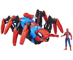 Hasbro Spiderman ropojantis ir vandenį purškiantis voras su Spiderman figūrėle, F7845