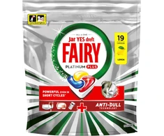 Indaplovių kapsulės Fairy Platinum Plus All In One Lemon, 114 vnt.