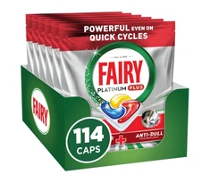 Indaplovių kapsulės Fairy Platinum Plus All In One Lemon, 114 vnt.