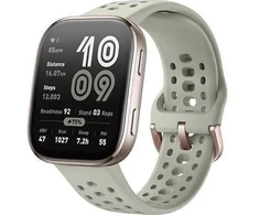 Išmanusis laikrodis Amazfit Bip 6, Kreminės spalvos su pilkos spalvos dirželiu