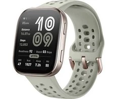Išmanusis laikrodis Amazfit Bip 6, Kreminės spalvos su pilkos spalvos dirželiu