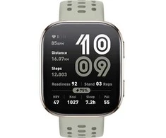 Išmanusis laikrodis Amazfit Bip 6, Kreminės spalvos su pilkos spalvos dirželiu