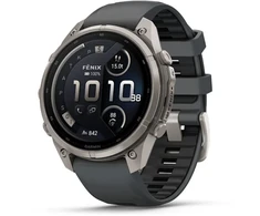 Išmanusis laikrodis Garmin fēnix® 9 Pro inReach® – 47 mm, Titanas su grafito spalvos / juodu silikoniniu dirželiu | 010-04336-21