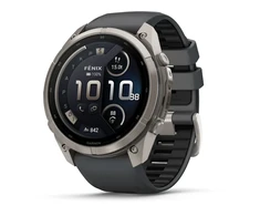 Išmanusis laikrodis Garmin fēnix® 9 Pro inReach® – 51 mm, Titanas su grafito spalvos / juodu silikoniniu dirželiu | 010-04337-21