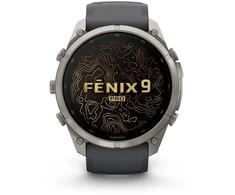 Išmanusis laikrodis Garmin fēnix® 9 Pro – 51 mm, Titanas su grafito spalvos / juodu silikoniniu dirželiu | 010-04337-26
