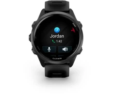 Išmanusis laikrodis Garmin Forerunner® 570 - 42mm Pilkai melsvos spalvos aliuminis su permatomu juodu / juodu dirželiu