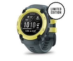 Išmanusis laikrodis Garmin Instinct E – 40 mm, Su laimo/tamsiai pilkos spalvos dirželiu