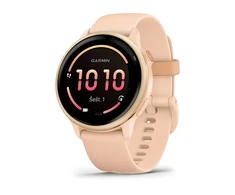 Išmanusis laikrodis Garmin vívoactive® 6, Metalinės šviesiai rožinės spalvos su šviesiai rožiniu dirželiu