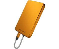 Išorinis energijos šaltinis Nitecore Pocket 5, USB-C, 5000mAh, oranžinės spalvos