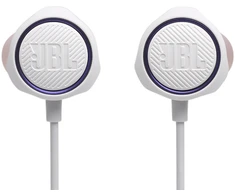 JBL Quantum 50C žaidimų ausinės, baltos