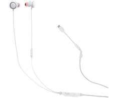 JBL Quantum 50C žaidimų ausinės, baltos