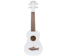 Kala Makala Soprano Shark -ukulele valkoinen