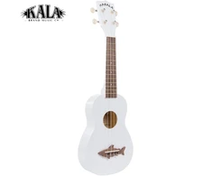 Kala Makala Soprano Shark -ukulele valkoinen