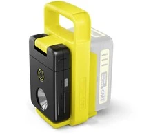 Daugiafunkcis akumuliatorinis šviestuvas Kärcher 1.445-360.0 su USB, 18 V, be akumuliatoriaus ir kroviklio