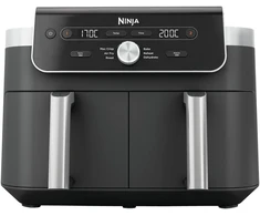Karšto oro gruzdintuvė Ninja Dual Zone XL DZ901EU, pilka sp., 2470 W, 9.5 l