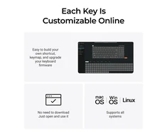 Keychron K1 QMK belaidė mechaninė klaviatūra (K1X-A3) | 6 versija