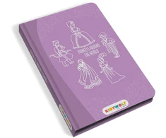 KIDYWOLF Piešimo planšetė KIDYDRAW-MINI, Princess
