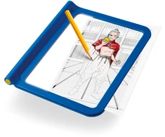 KIDYWOLF šviečianti dvipusė piešimo planšetė K-DRAW PRO, mėlyna