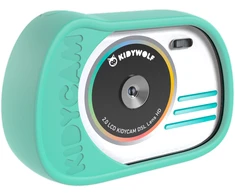 KIDYWOLF vandeniui atsparus skaitmeninis fotoaparatas KIDYCAM, mėtinis