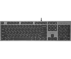Klaviatūra A4Tech KV-300H, Pilkos spalvos