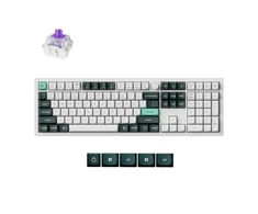 Belaidė magnetinė klaviatūra Keychron Q6H-P1, Nebula jungikliai, US INTL ANSI išdėst., Balta