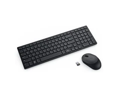 Klaviatūros ir pelės rinkinys Dell Pro Compact Silent KM555, išdėstymas: US QWERTY