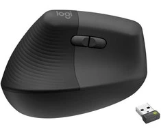 Kompiuterinė pelė Logitech Lift Left, Grafito spalvos